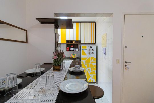 Cozinha de apartamento à venda com 2 quartos, 48m² em Campos Elíseos, São Paulo