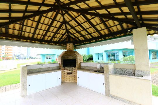 Área comum - Churrasqueira de apartamento à venda com 2 quartos, 77m² em Barra da Tijuca, Rio de Janeiro