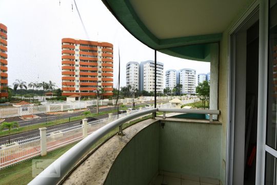 varanda suite  de apartamento à venda com 2 quartos, 77m² em Barra da Tijuca, Rio de Janeiro