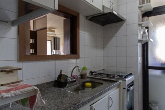 Cozinha de apartamento para alugar com 2 quartos, 70m² em Vila Andrade, São Paulo