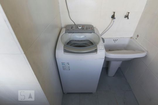 Área de serviço (Máquina de lavar) de kitnet/studio à venda com 1 quarto, 40m² em Vila Brasílio Machado, São Paulo