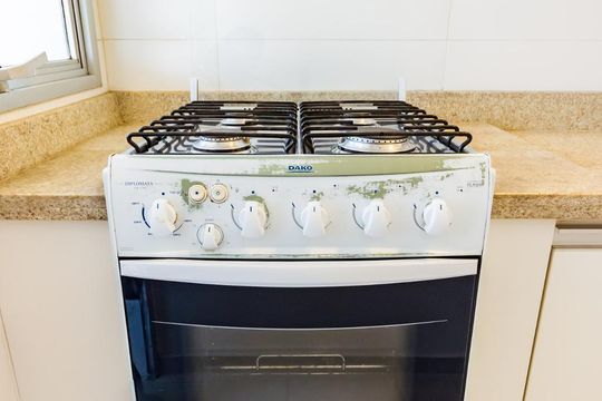 Cozinha de apartamento para alugar com 1 quarto, 56m² em Centro, Campinas