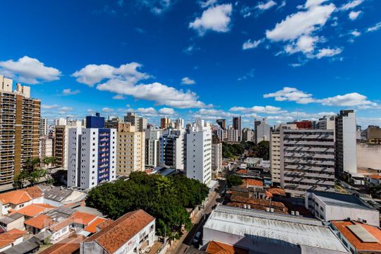 Vista da Sala de apartamento para alugar com 1 quarto, 56m² em Centro, Campinas