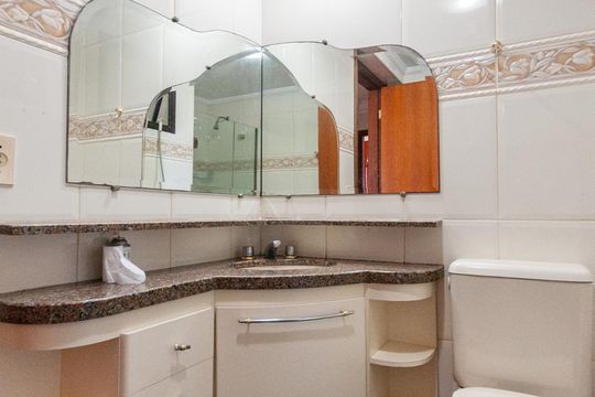 Banheiro de apartamento para alugar com 3 quartos, 105m² em Chácara Primavera, Campinas