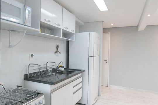 Cozinha  de apartamento à venda com 2 quartos, 61m² em Ipiranga, São Paulo