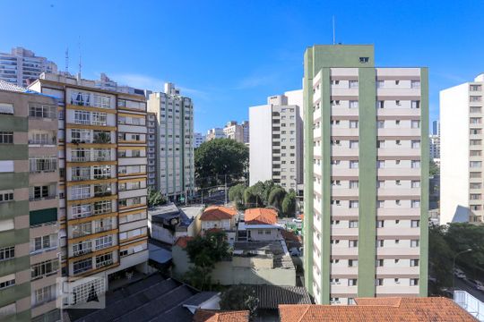 Vista Sala de apartamento para alugar com 3 quartos, 110m² em Bela Vista, São Paulo