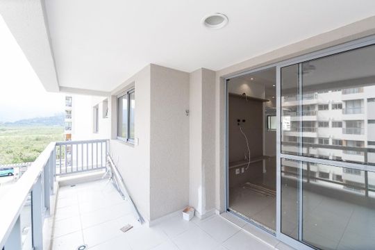 Varanda de apartamento à venda com 3 quartos, 91m² em Recreio dos Bandeirantes, Rio de Janeiro