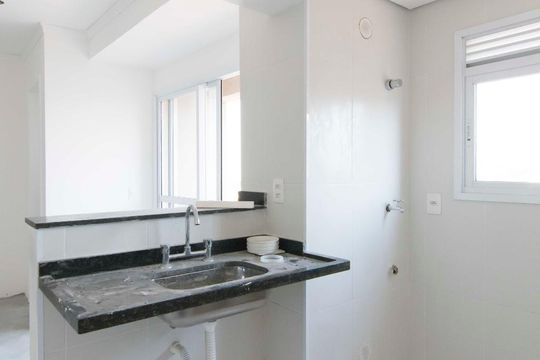 Cozinha de apartamento para alugar com 1 quarto, 45m² em Vila Paulicéia, São Paulo
