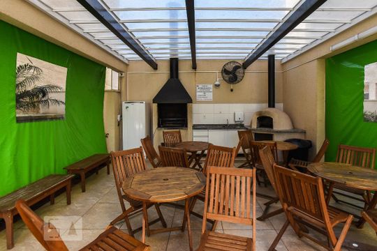 Área Gourmet de apartamento para alugar com 2 quartos, 56m² em Planalto, São Bernardo do Campo