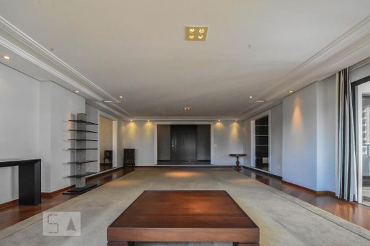 Sala de apartamento à venda com 4 quartos, 370m² em Santo Amaro, São Paulo