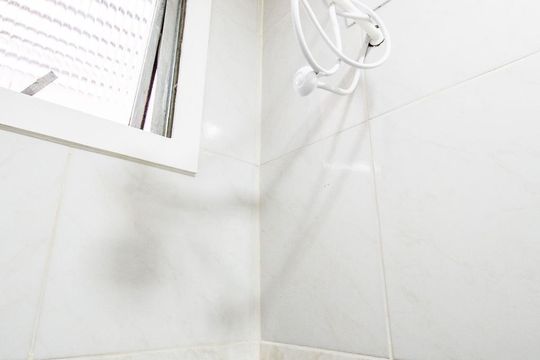 Banheiro de kitnet/studio para alugar com 1 quarto, 15m² em Vila Deodoro, São Paulo