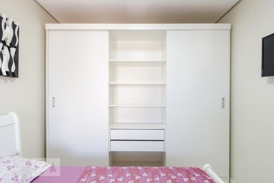 Quarto da suíte de apartamento para alugar com 2 quartos, 60m² em Centro, São Bernardo do Campo
