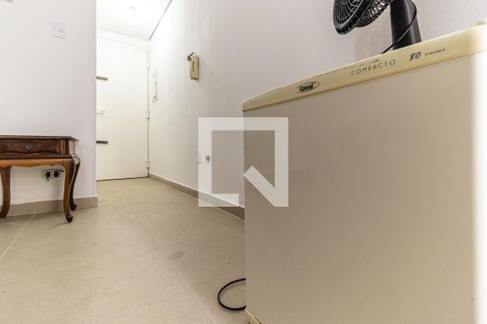 Cozinha - Frigobar de kitnet/studio à venda com 1 quarto, 18m² em Centro, São Paulo
