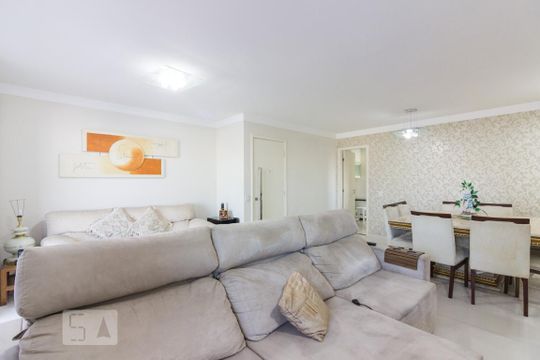 Sala de apartamento à venda com 3 quartos, 123m² em Carandiru, São Paulo