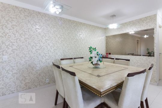 Sala de apartamento à venda com 3 quartos, 123m² em Carandiru, São Paulo