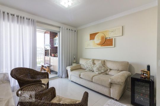 Sala de apartamento à venda com 3 quartos, 123m² em Carandiru, São Paulo