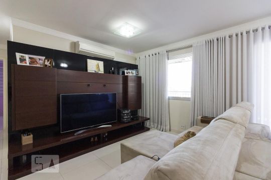 Sala de apartamento à venda com 3 quartos, 123m² em Carandiru, São Paulo