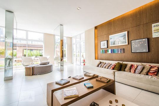Área Externa  - Salão de Festas de kitnet/studio à venda com 1 quarto, 42m² em Paraíso, São Paulo