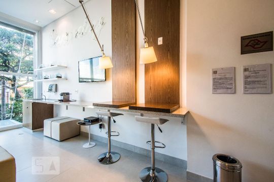 Área Externa  - Lavanderia de kitnet/studio à venda com 1 quarto, 42m² em Paraíso, São Paulo