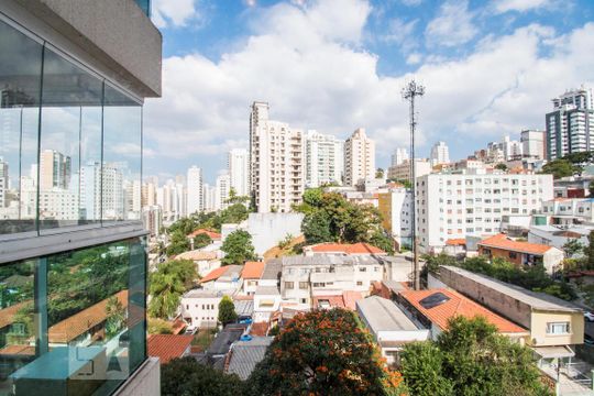 Vista do Studio de kitnet/studio à venda com 1 quarto, 42m² em Paraíso, São Paulo