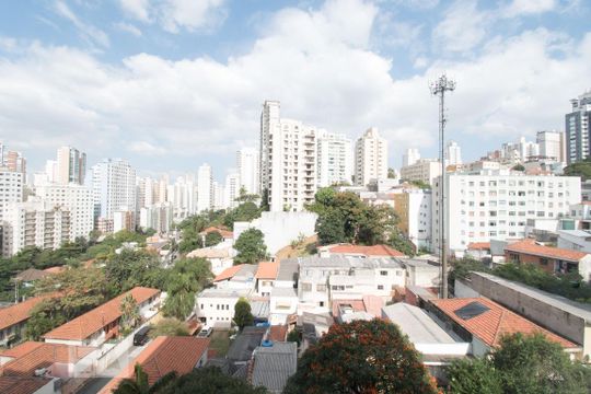 Vista da Varanda de kitnet/studio à venda com 1 quarto, 42m² em Paraíso, São Paulo