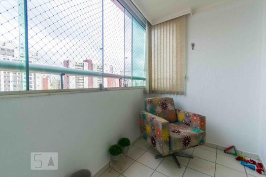Varanda da Sala de apartamento para alugar com 3 quartos, 151m² em Sul (águas Claras), Brasília