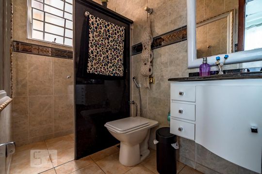 Banheiro da Suite de casa à venda com 5 quartos, 280m² em Palmares, Belo Horizonte