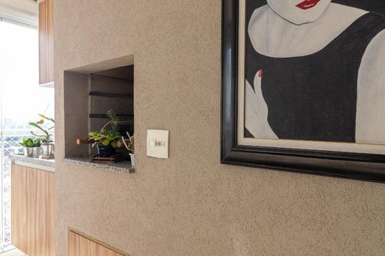 Varanda - Churrasqueira de apartamento para alugar com 2 quartos, 66m² em Santo Amaro, São Paulo