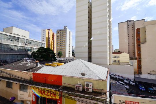 Vista da sacada de apartamento à venda com 1 quarto, 42m² em Centro, Campinas