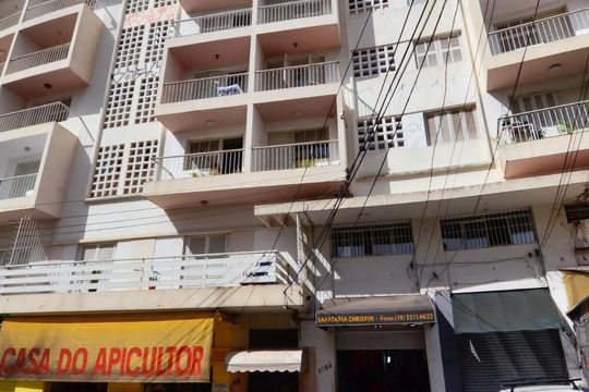 Fachada do Prédio de apartamento à venda com 1 quarto, 42m² em Centro, Campinas
