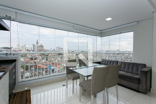 Varanda gourmet de apartamento à venda com 2 quartos, 81m² em Vila Formosa, São Paulo