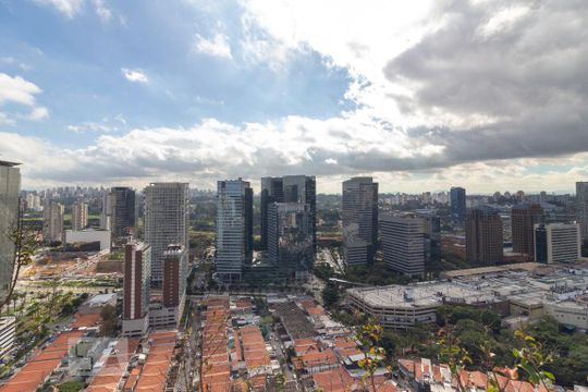 Vista Terraço de apartamento para alugar com 1 quarto, 54m² em Santo Amaro, São Paulo