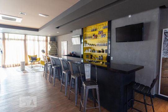 Salão de Festas de apartamento para alugar com 1 quarto, 54m² em Santo Amaro, São Paulo