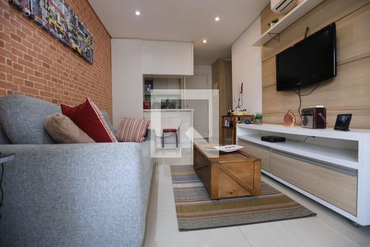 Sala de apartamento à venda com 1 quarto, 40m² em Jardim Ampliação, São Paulo