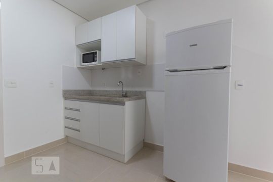 Cozinha de kitnet/studio à venda com 1 quarto, 35m² em Setor Central, Goiânia