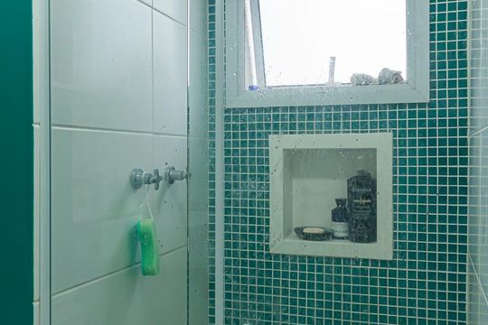 Banheiro de kitnet/studio para alugar com 1 quarto, 36m² em Vila Mariana, São Paulo