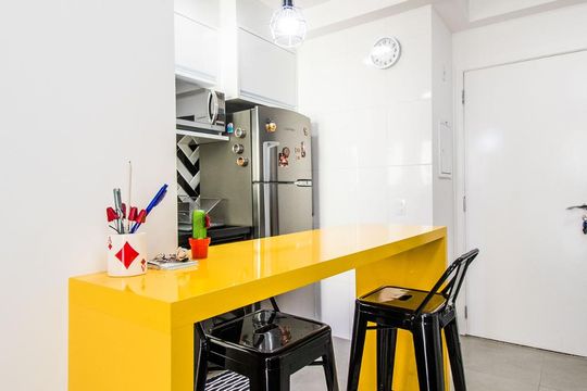 Sala de apartamento à venda com 1 quarto, 35m² em Aclimação, São Paulo