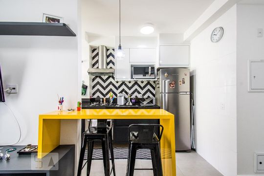Sala de apartamento à venda com 1 quarto, 35m² em Aclimação, São Paulo