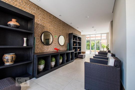 Área Externa- Hall de apartamento à venda com 1 quarto, 35m² em Aclimação, São Paulo