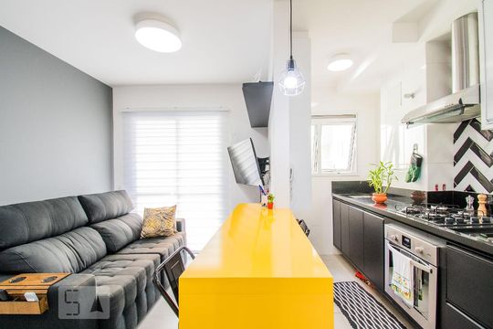 Sala de apartamento à venda com 1 quarto, 35m² em Aclimação, São Paulo