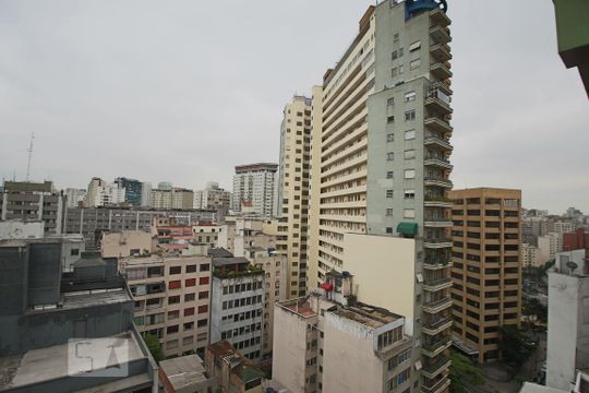 Vista de kitnet/studio para alugar com 1 quarto, 28m² em Bela Vista, São Paulo