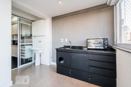 Área de Serviço de apartamento para alugar com 1 quarto, 52m² em Chácara Klabin, São Paulo
