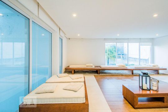 Área Externa - Spa de apartamento para alugar com 1 quarto, 52m² em Chácara Klabin, São Paulo