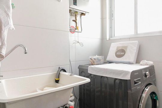 Área de serviço  de apartamento à venda com 2 quartos, 45m² em Quinta da Paineira, São Paulo