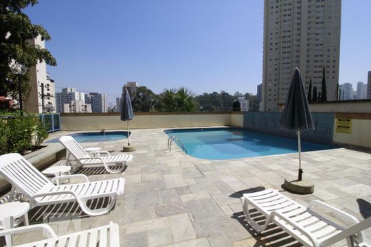 Piscinas de apartamento para alugar com 2 quartos, 62m² em Vila Andrade, São Paulo