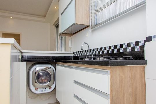 Cozinha de apartamento à venda com 1 quarto, 34m² em Centro, Rio de Janeiro