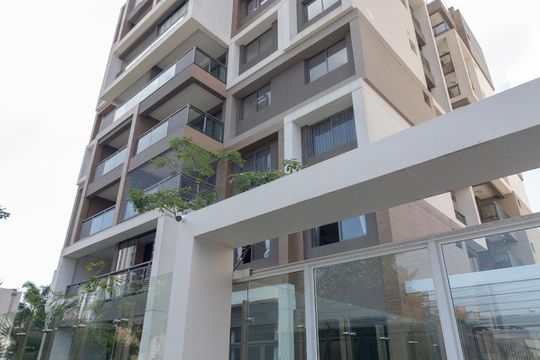 Fachada de apartamento à venda com 1 quarto, 55m² em Cidade Monções, São Paulo