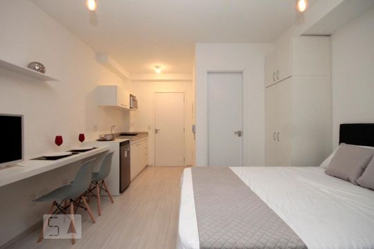 Studio de kitnet/studio para alugar com 1 quarto, 23m² em Santa Efigênia, São Paulo