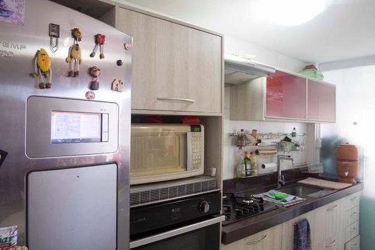 cozinha de apartamento para alugar com 2 quartos, 60m² em Icaraí, Niterói