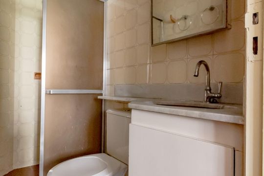 Banheiro de apartamento para alugar com 2 quartos, 70m² em Setor Oeste, Goiânia